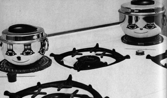 Glass paint in the kitchen