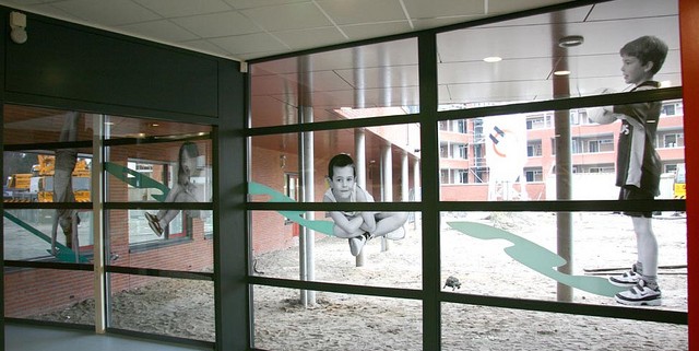 Printed glass in interior design