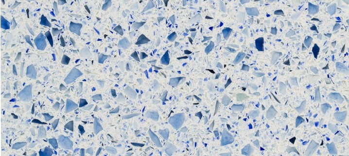 Recycled Glass Kitchen Countertops