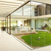 Frameless glass walls